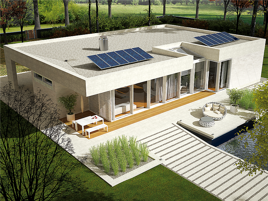 Projekt domu EX 6 soft (z wiatą)