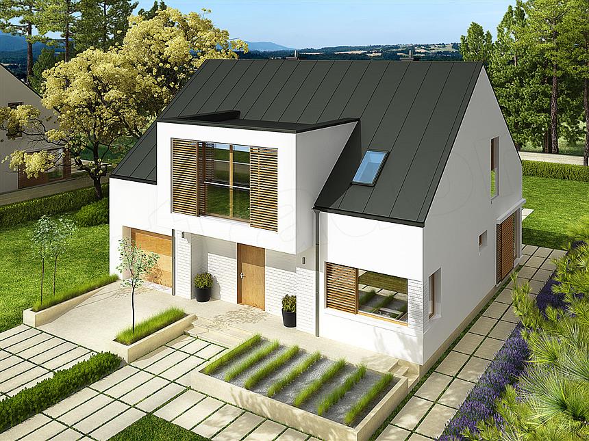 Projekt domu EX 9 G1 soft (wersja B)