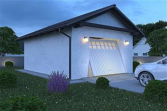 Projekt domu G137 - Budynek garażowy