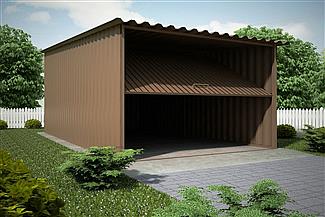 Projekt domu G144 - Budynek garażowy