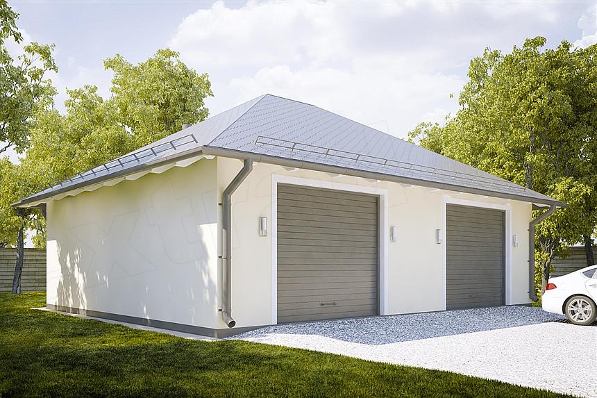 Projekt domu G217 - Budynek garażowy