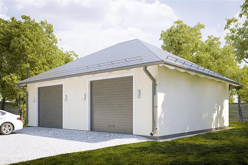 Projekt domu G217 - Budynek garażowy