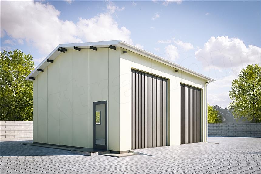 Projekt domu G214 - Budynek gospodarczy