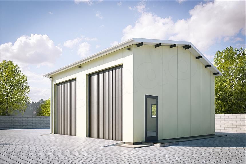 Projekt domu G214 - Budynek gospodarczy