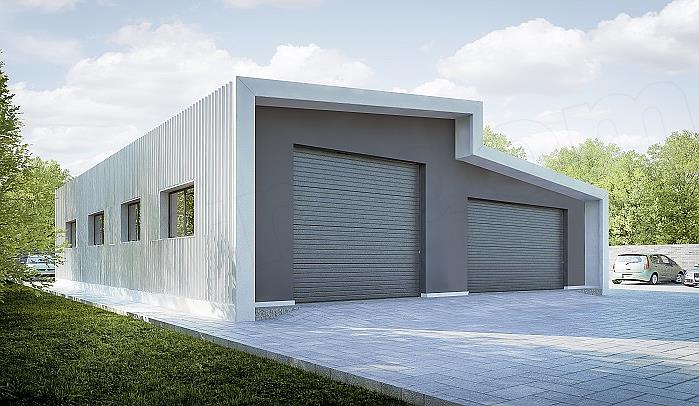 Projekt domu G211 - Budynek garażowo - gospodarczy