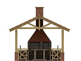 G139 - Altana ogrodowa elewacja