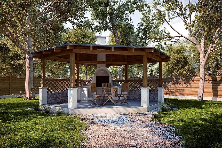 Projekt domu G157 - Altana ogrodowa