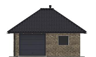 G195 - Budynek gospodarczy elewacja