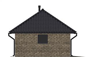 G195 - Budynek gospodarczy elewacja