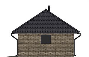 G195 - Budynek gospodarczy elewacja