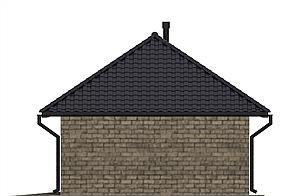 G195 - Budynek gospodarczy elewacja