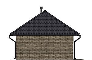 G195 - Budynek gospodarczy elewacja