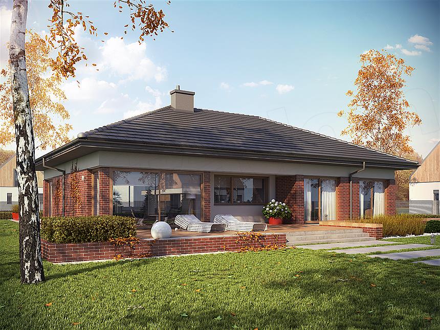 Projekt domu Dominik II G2 (wersja B)