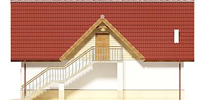 Garaż ARP06 paliwo stałe elewacja