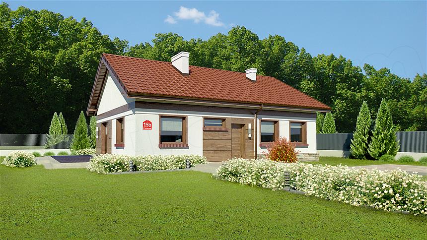 Projekt domu Dom przy Przyjemnej 15 bis