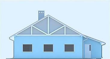 G229 - Budynek garażowo - gospodarczy elewacja