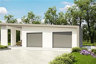 Projekt domu G189 - Budynek garażowy