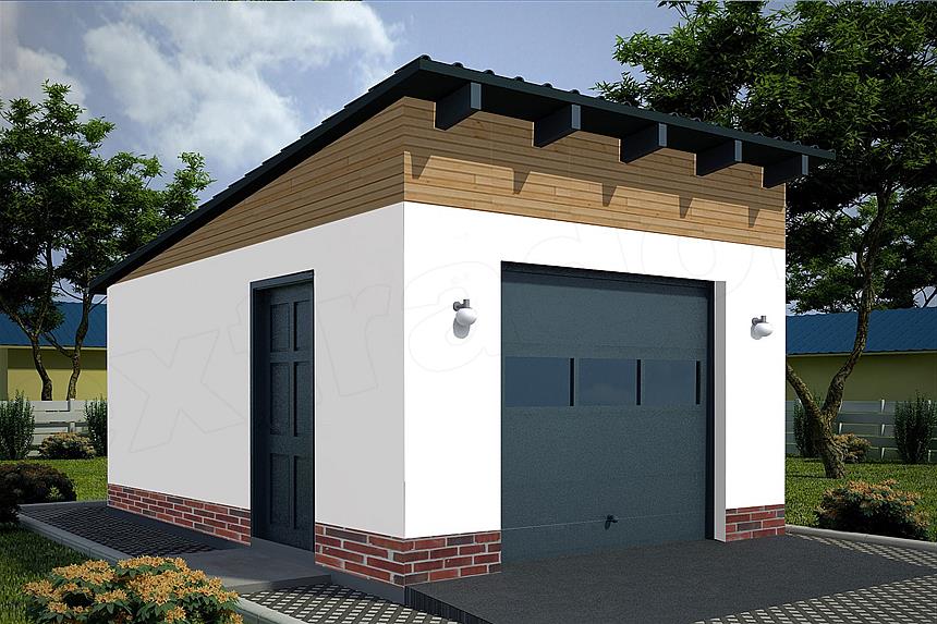 Projekt domu G204 - Budynek gospodarczy