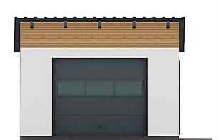 G204 - Budynek gospodarczy elewacja