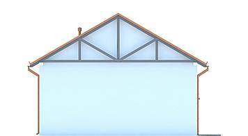 G206 - Budynek garażowo - gospodarczy elewacja