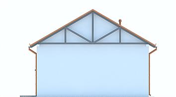 G206 - Budynek garażowo - gospodarczy elewacja