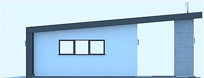 G197 - Budynek garażowy elewacja