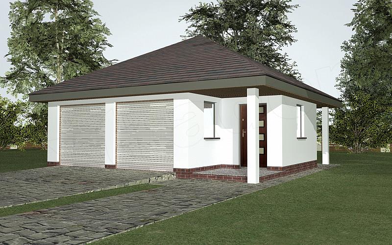 Projekt domu Garaż G 3.77