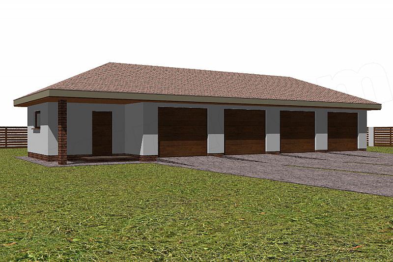 Projekt domu Garaż G11