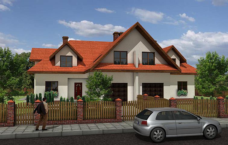 Projekt domu Bliźniak 2