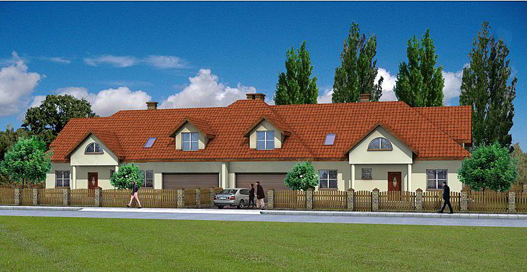 Projekt domu Bliźniak 1