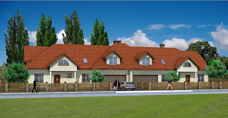 Projekt domu Bliźniak 1