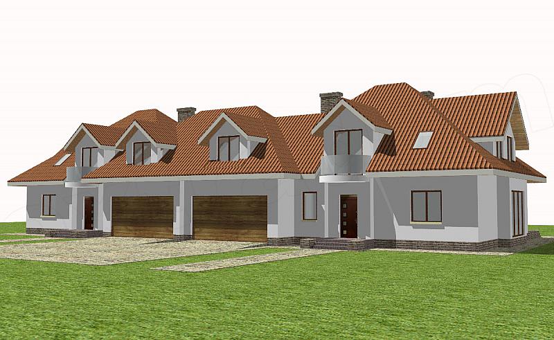 Projekt domu Bliźniak 5