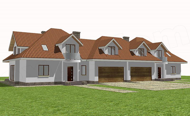Projekt domu Bliźniak 5