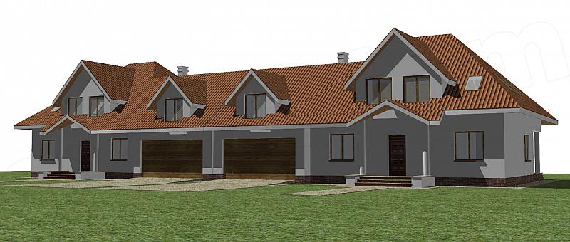Projekt domu Bliźniak 4
