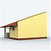 projekt domu G159 garaż jednostanowiskowy z pomieszczeniem gospodarczym