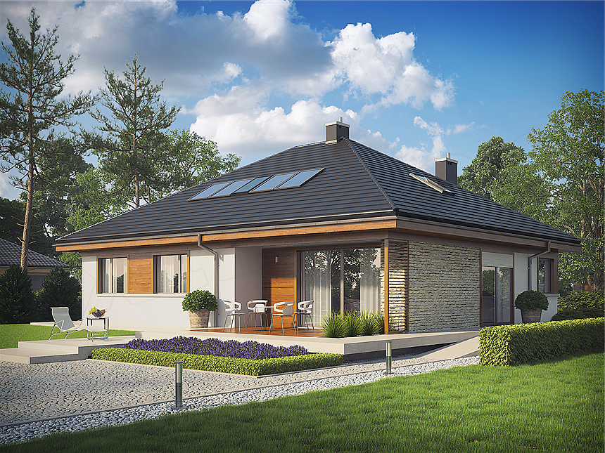 Projekt domu Flo II multi-comfort