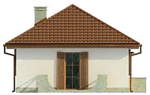 Bayamo szkielet drewniany, dom letniskowy elewacja