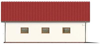 G51 szkielet drewniany, budynek garażowy elewacja