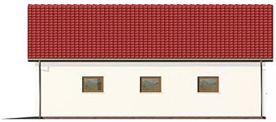 G51 szkielet drewniany, budynek garażowy elewacja