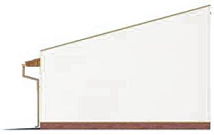 G97 szkielet drewniany, garaż dwustanowiskowy elewacja