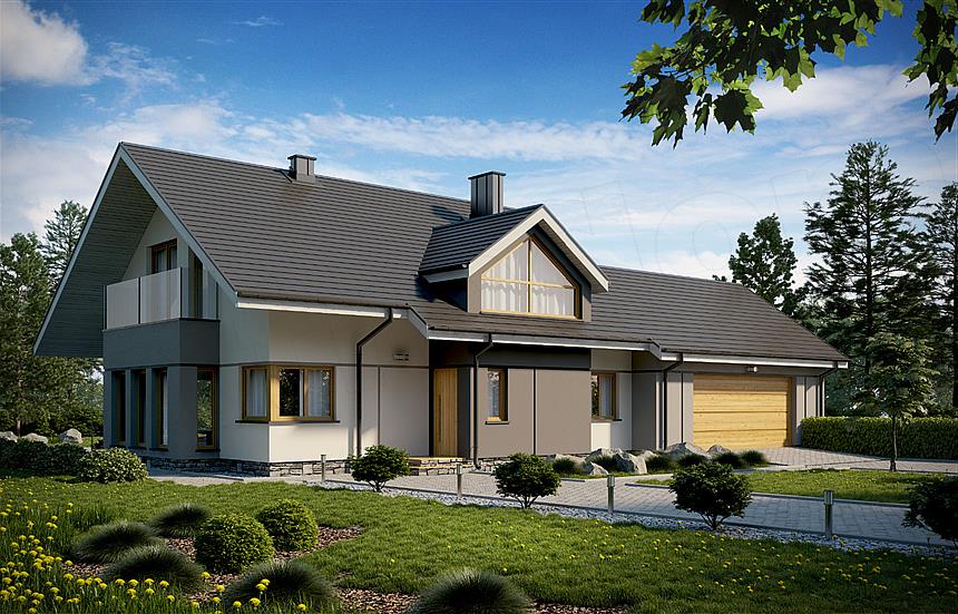 Projekt domu D34A