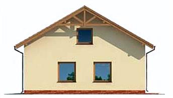 G206 garaż trzystanowiskowy z pomieszczeniami gospodarczymi elewacja