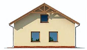 G206 garaż trzystanowiskowy z pomieszczeniami gospodarczymi elewacja