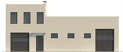 G184 - Budynek garażowo - magazynowy elewacja