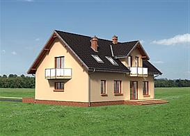 Pola - murowana – beton komórkowy elewacja
