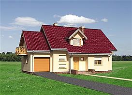Prymulka Bona - murowana – beton komórkowy elewacja