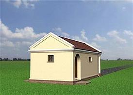 Garaż 28 - murowana – beton komórkowy elewacja