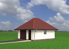 Garaż 29 - murowana – beton komórkowy elewacja