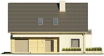 Tymoteusz A garaż elewacja