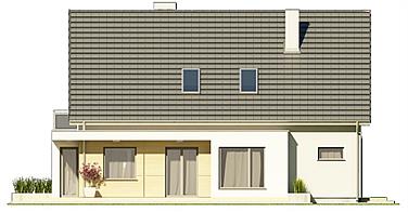 Tymoteusz A garaż elewacja